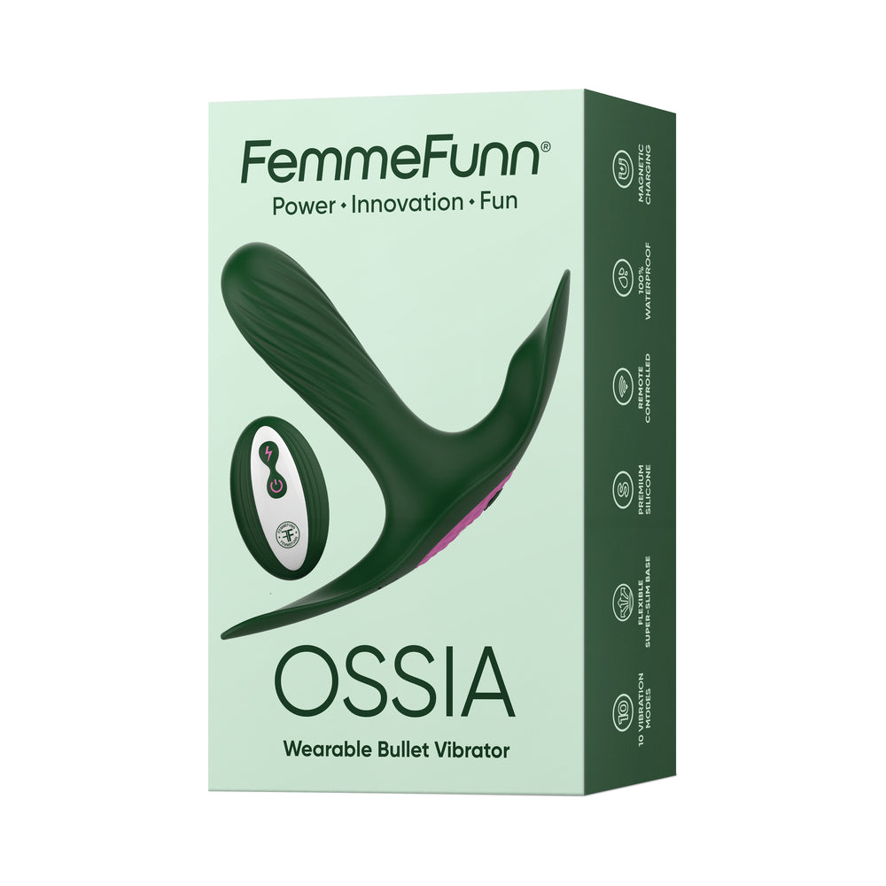Femme Funn Ossia Wearable Vibrator - Dark Green