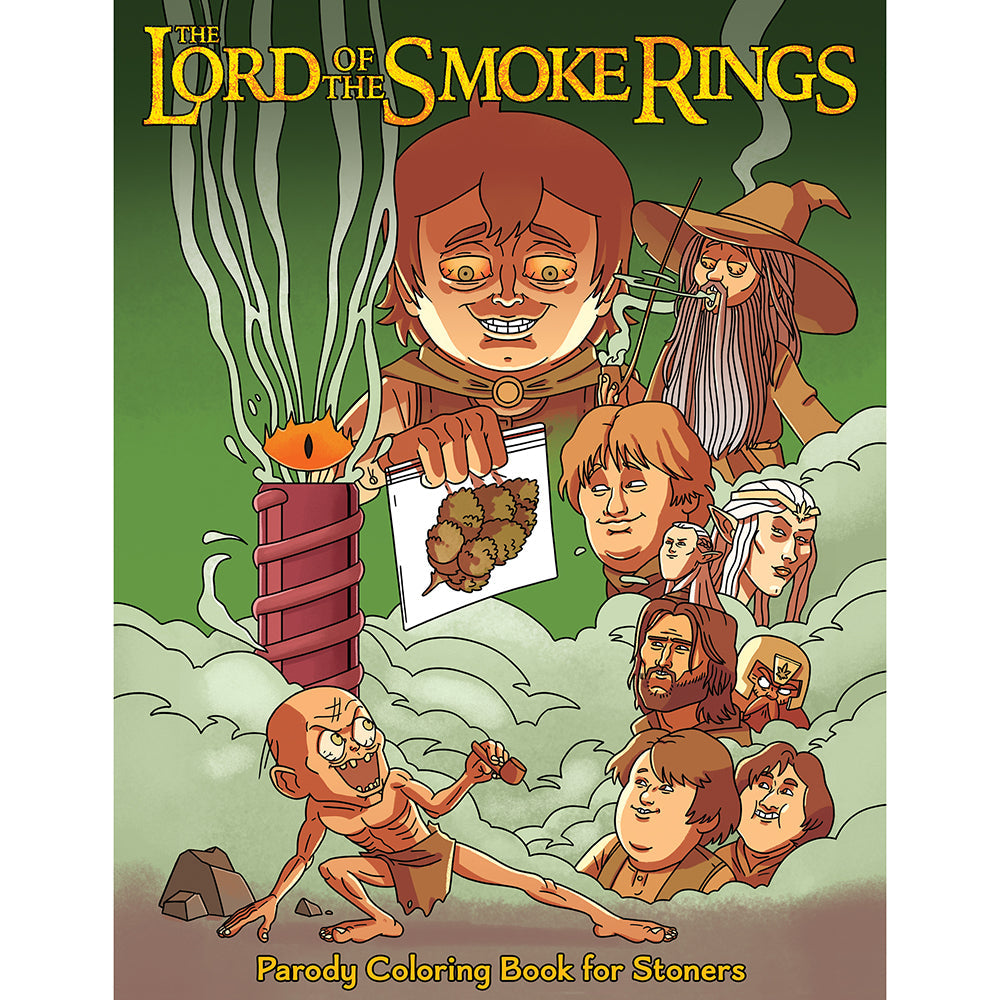 Wood Rocket The Lord of the Smoke Rings Coloring Book