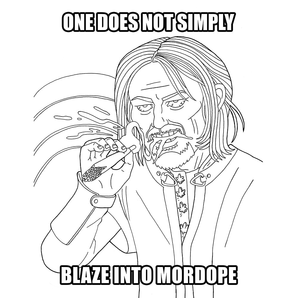Wood Rocket The Lord of the Smoke Rings Coloring Book