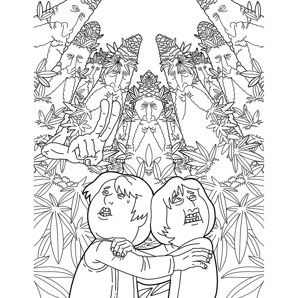 Wood Rocket The Lord of the Smoke Rings Coloring Book