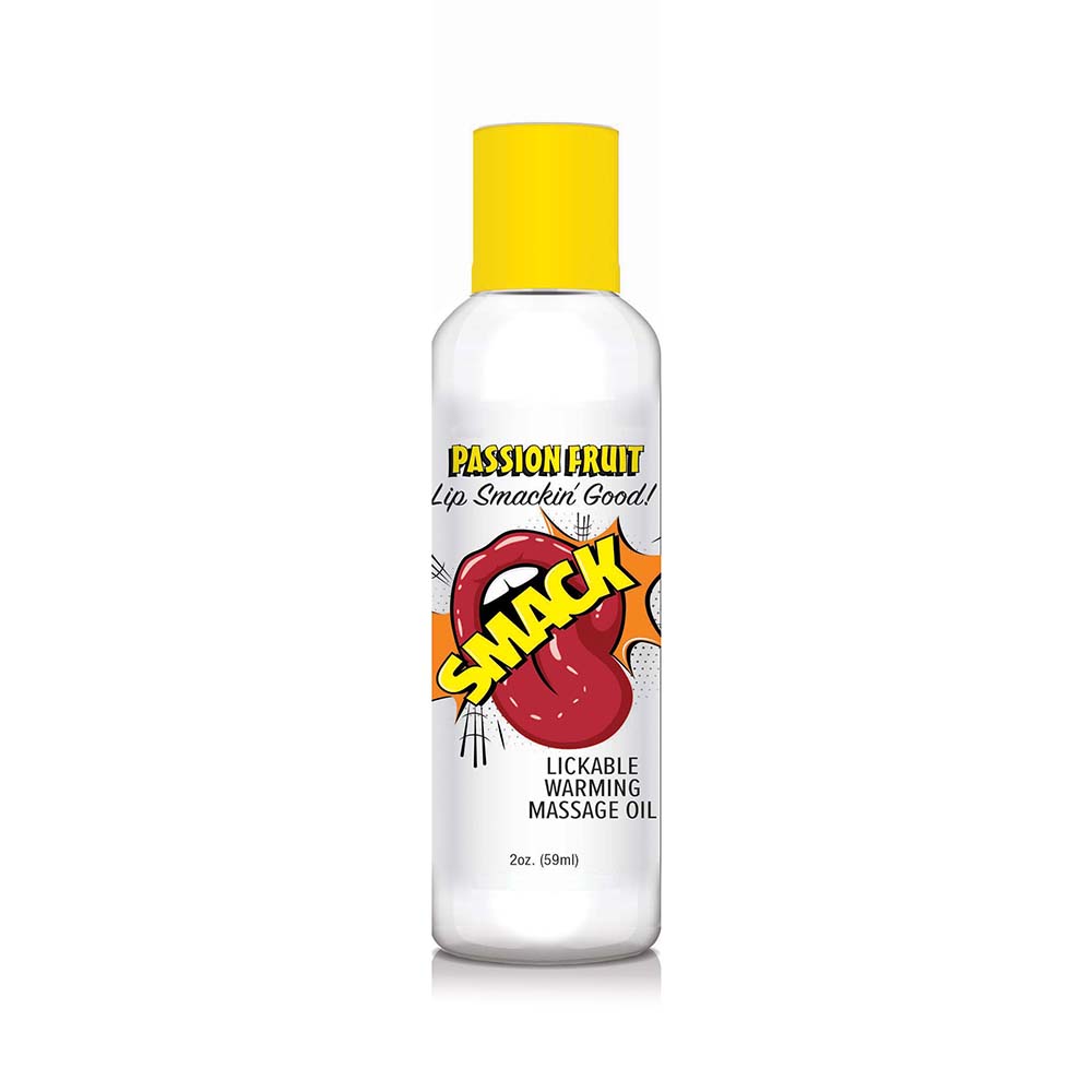 Smack Warming Massage Oil-Passion Fruit 2oz