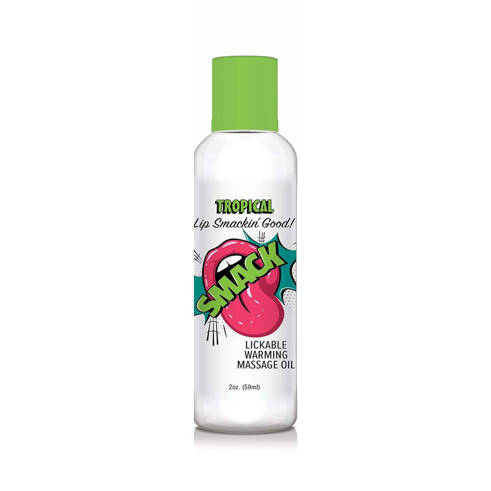 Smack Warming Massage Oil-Tropical 2oz