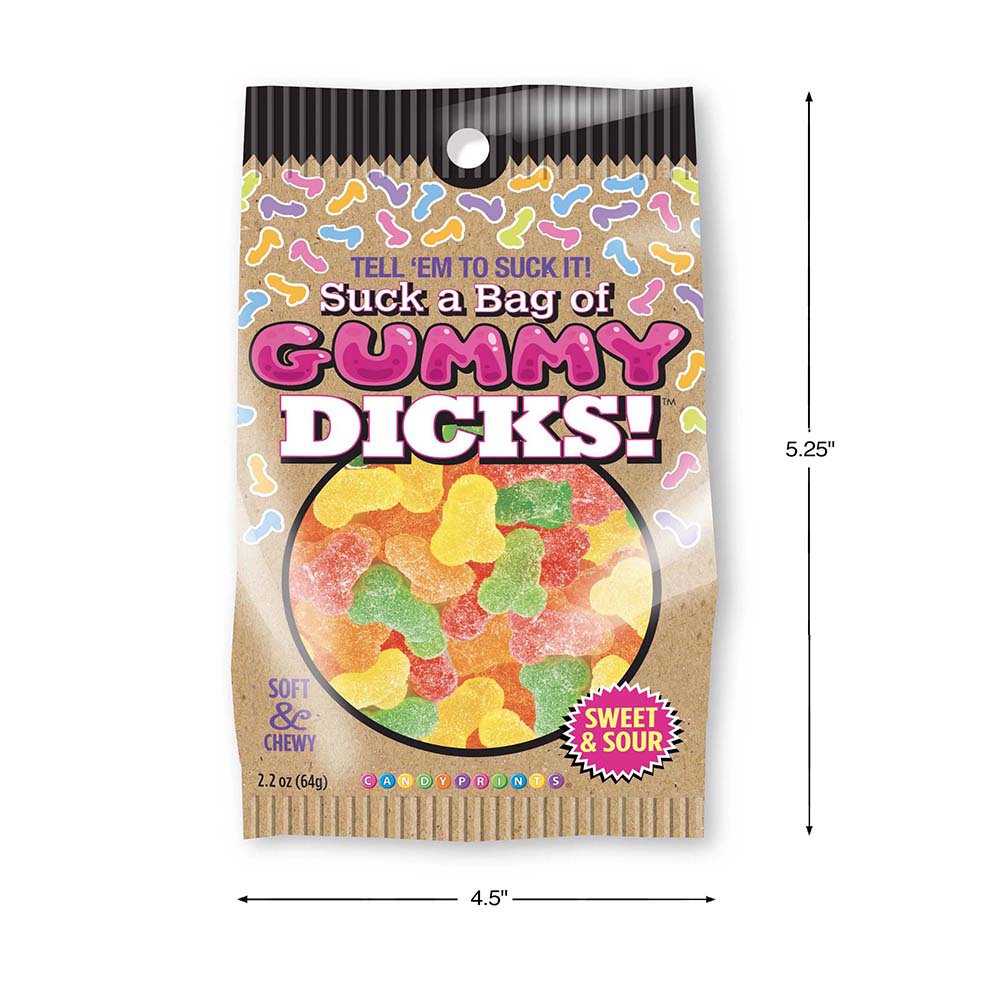 Suck a Bag of Gummy Dicks 4oz Bag