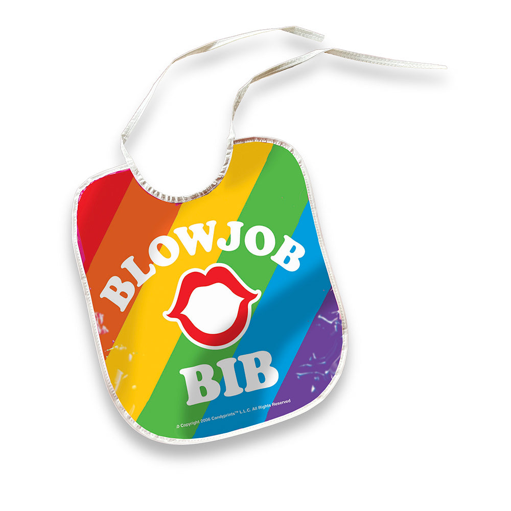 Blow Job Bib - Rainbow