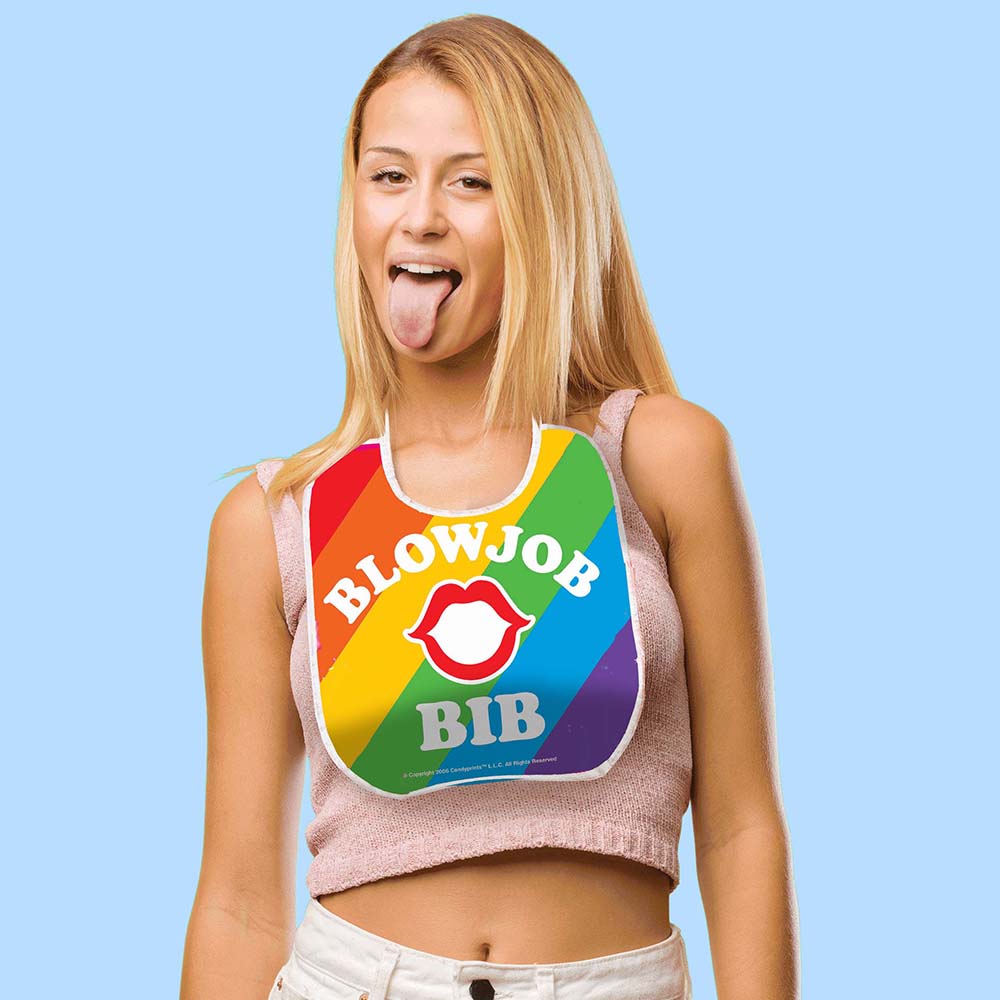 Blow Job Bib - Rainbow