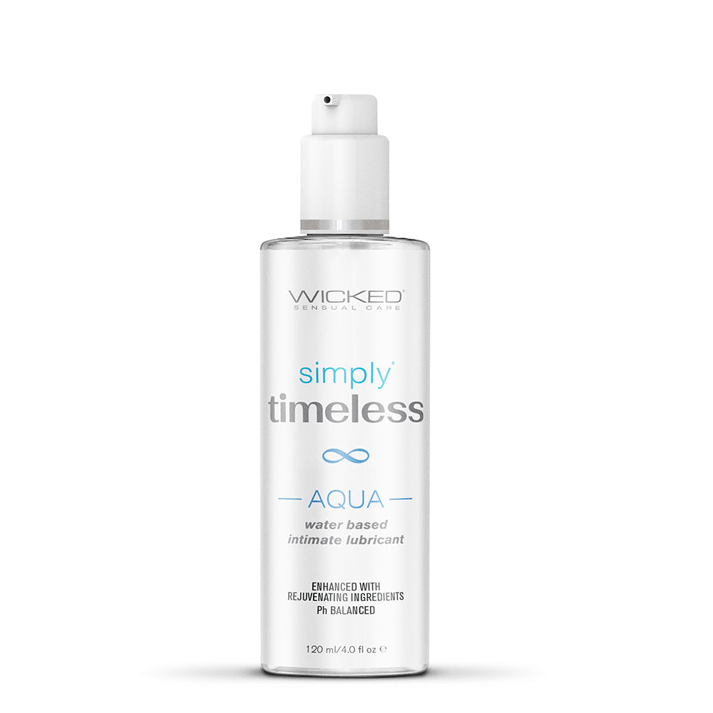 Wicked Sensual Care Simply Timeless Aqua Water-Based Lubricant 4oz