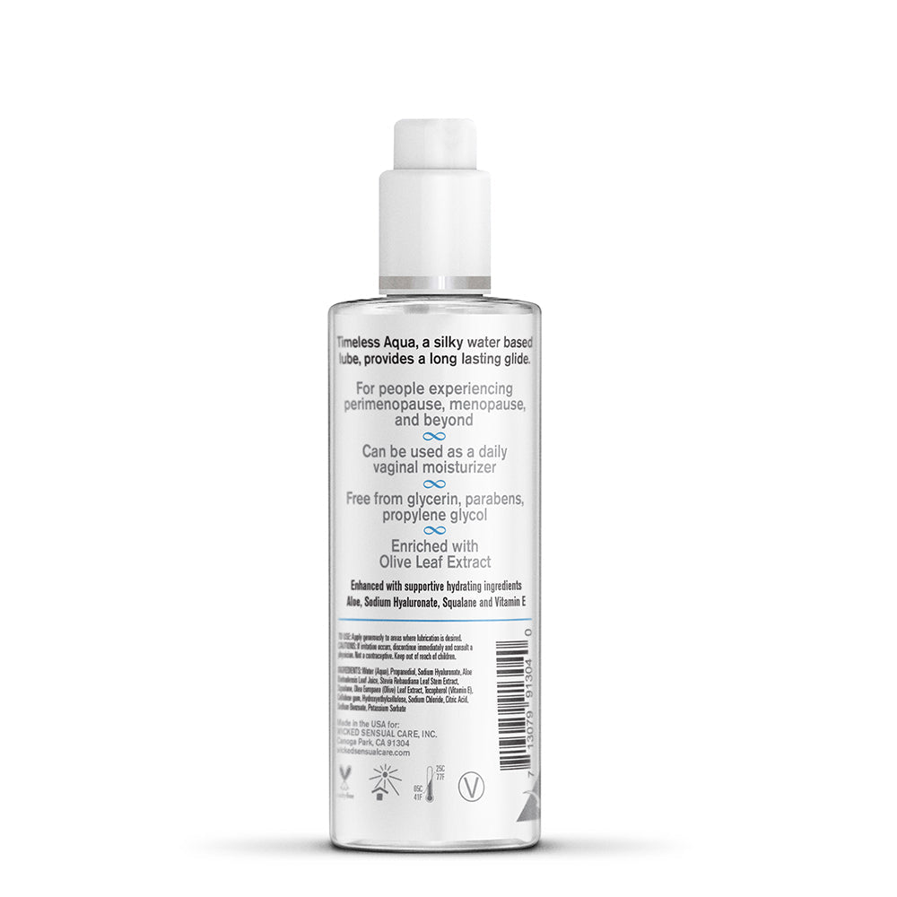 Wicked Sensual Care Simply Timeless Aqua Water-Based Lubricant 4oz
