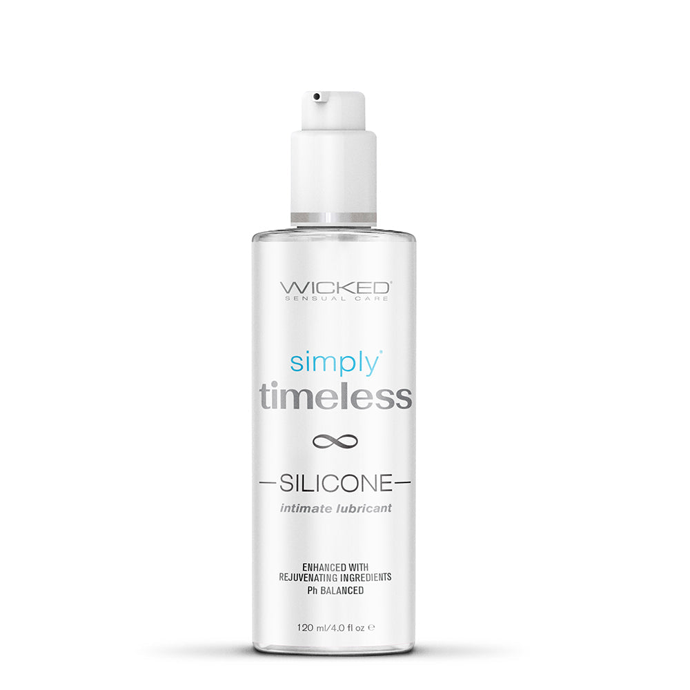 Wicked Sensual Care Simply Timeless Silicone Based Lubricant 4oz