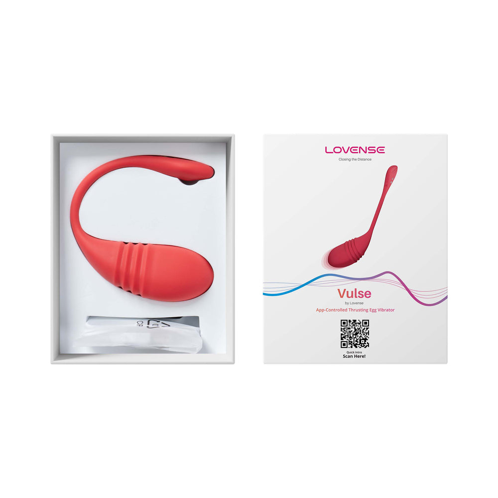 Lovense Vulse Thrusting Egg - Red