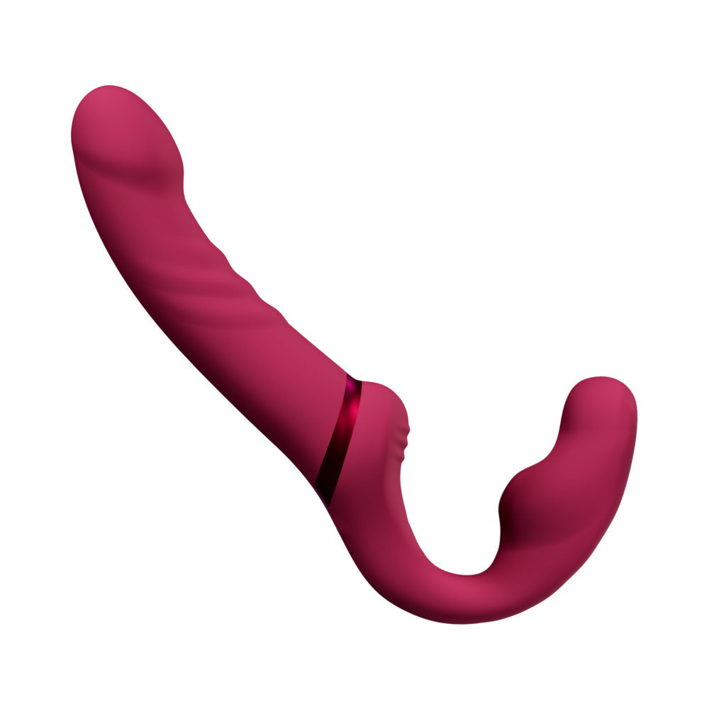 Lovense Lapis Vibrating Strapless Strap On - Pink