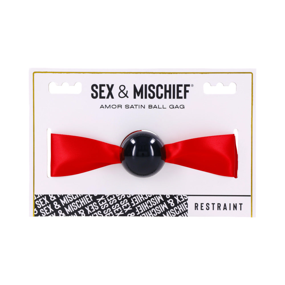 S&M Amor Satin Ball Gag
