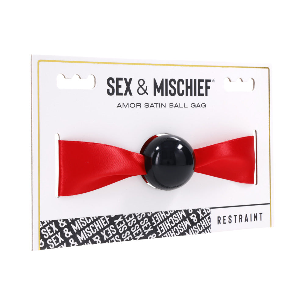 S&M Amor Satin Ball Gag