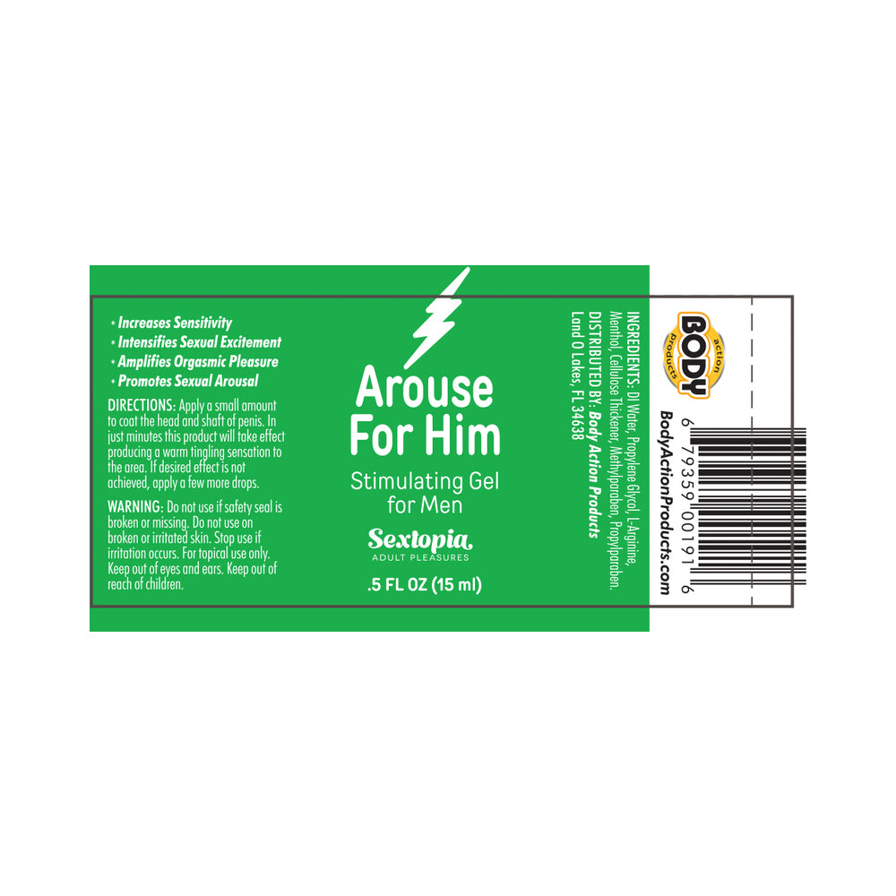 Sextopia Arouse For Him Stimulating Gel For Men .5oz