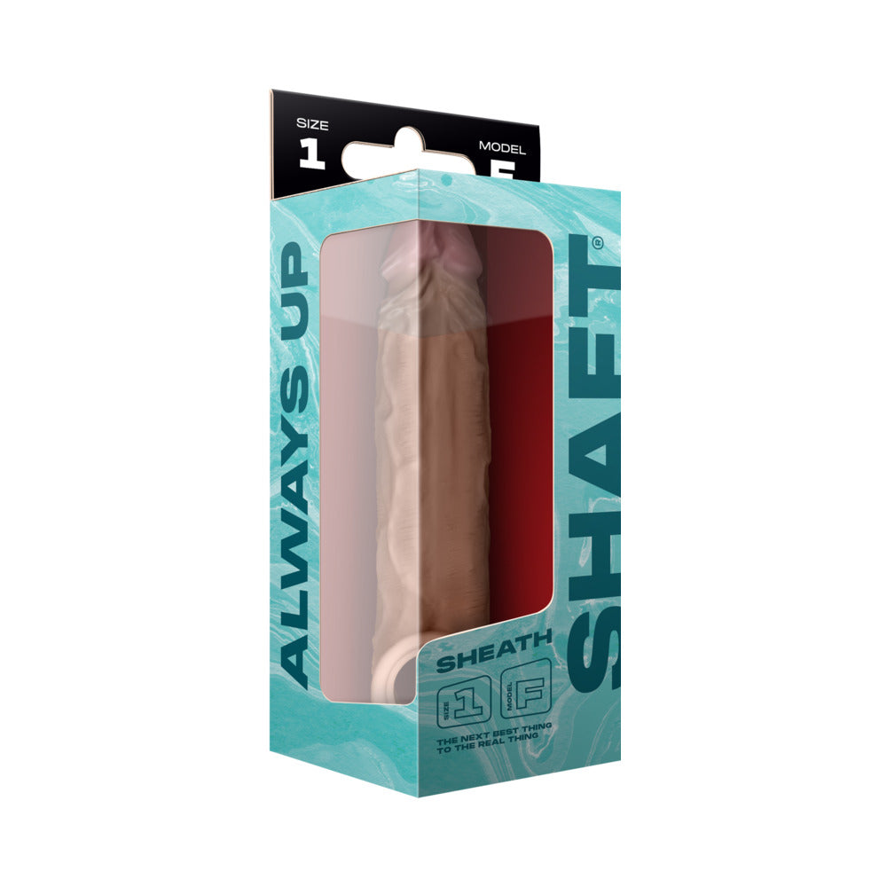 Shaft Model F Flexskin Liquid Silicone 7.8" Sheath - Pine