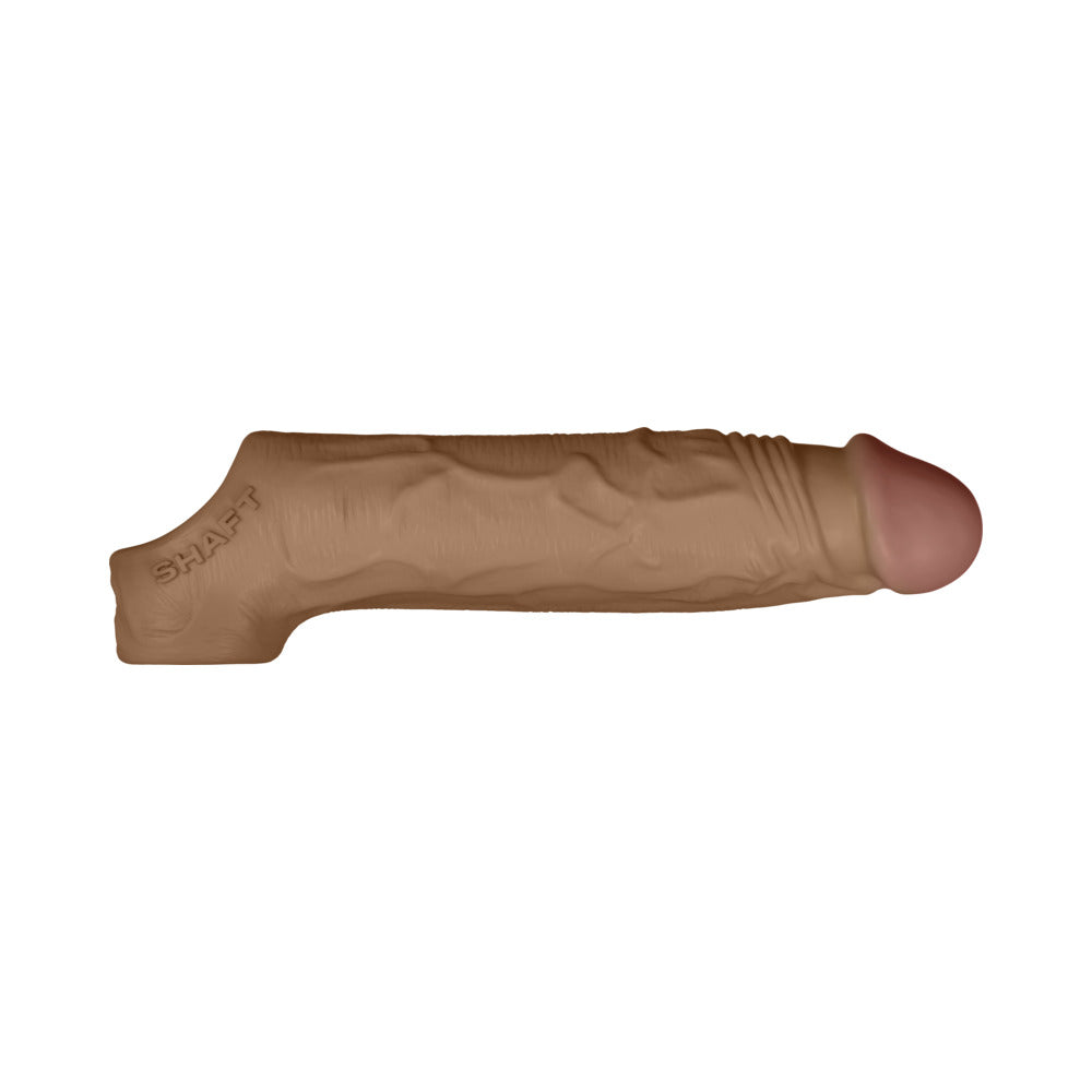 Shaft Model F Flexskin Liquid Silicone 7.8" Sheath - Oak