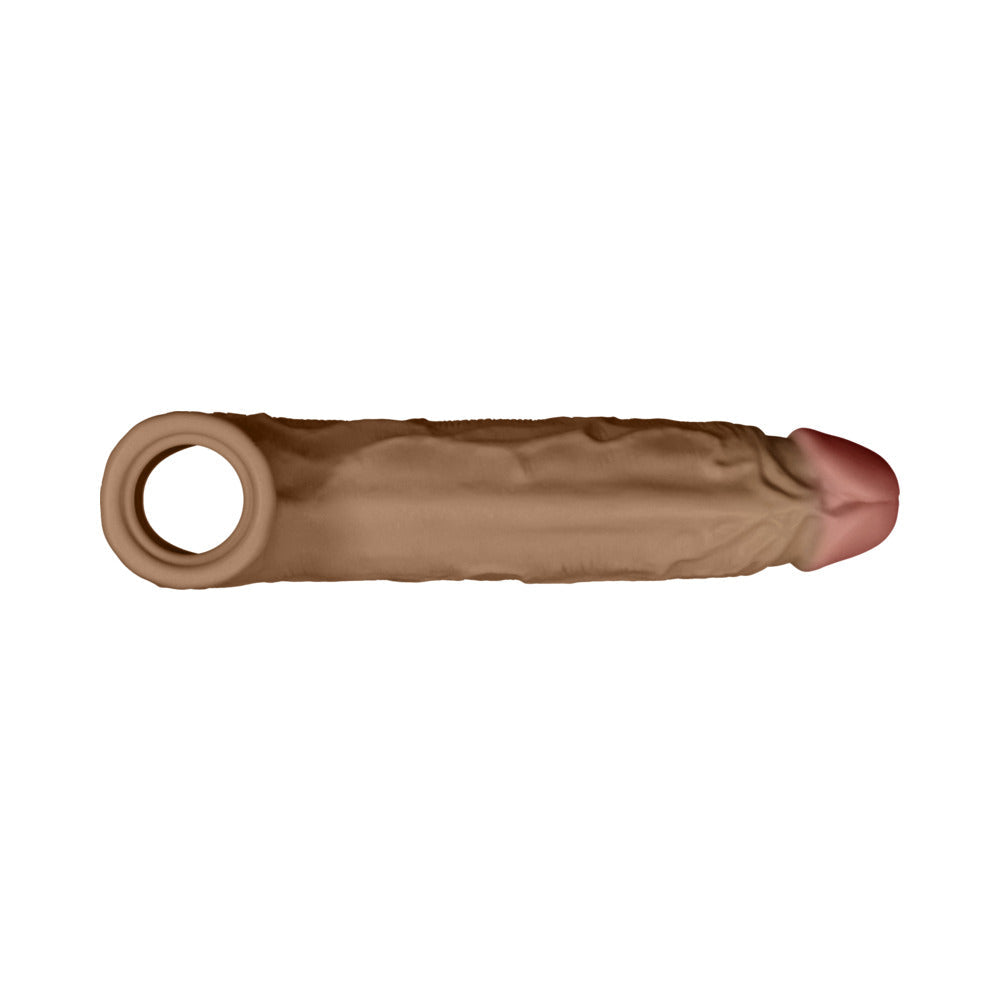 Shaft Model F Flexskin Liquid Silicone 8.8" Sheath - Oak