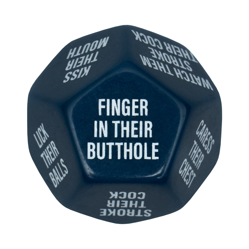 Wood Rocket Gay AF Gay Men Couples Sex Dice Game - Blue
