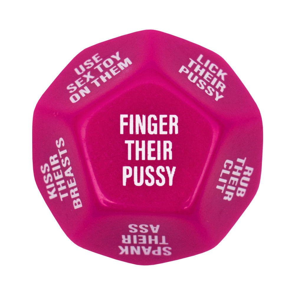 Wood Rocket Gay AF Lesbian Couples Sex Dice Game - Fuchsia