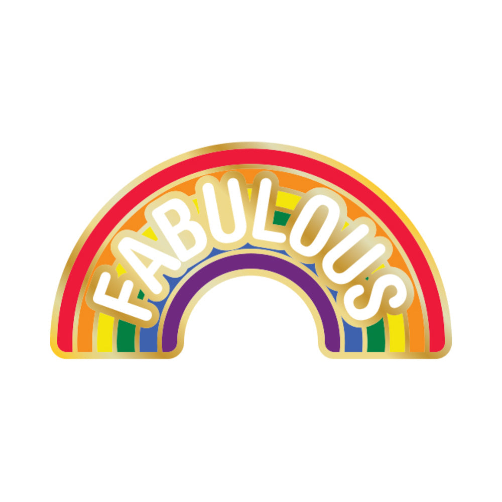 Wood Rocket Fabulous Enamel Pin