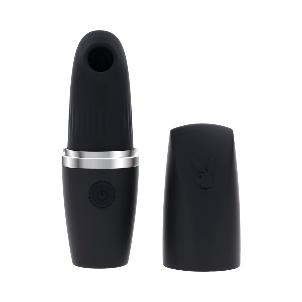 Playboy Pleasures Excursion Clitoral Suction Vibe - Black