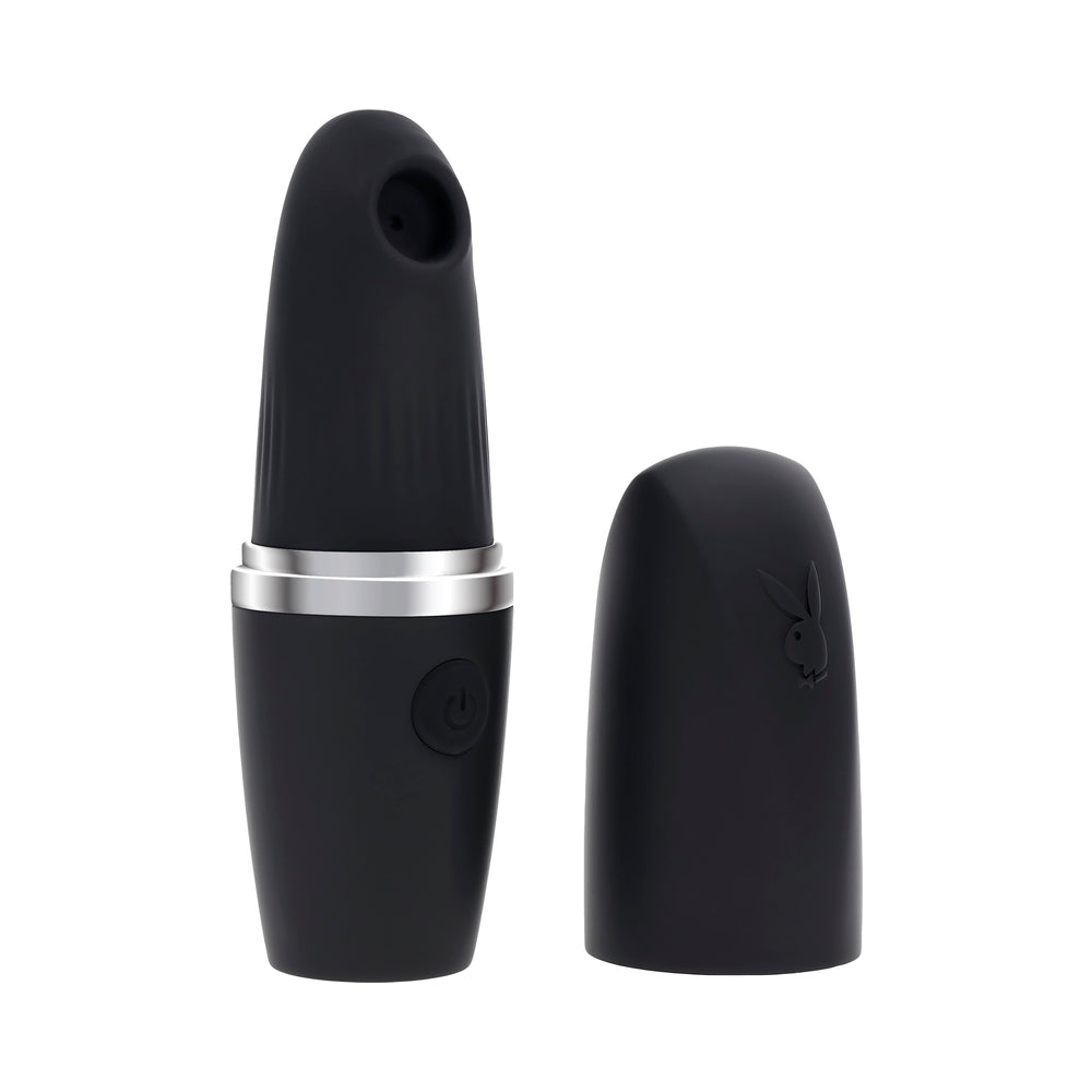 Playboy Pleasures Excursion Clitoral Suction Vibe - Black
