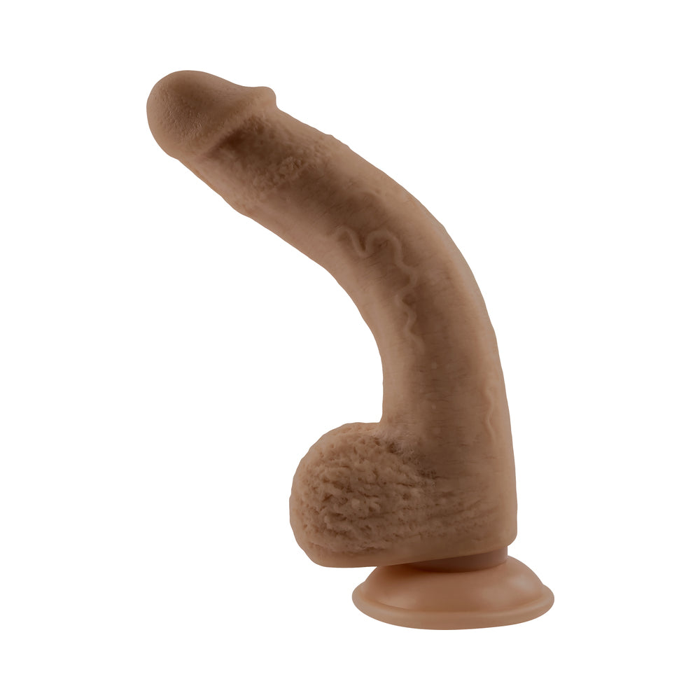Selopa Natural Feel 7" Flexskin Dildo - Dark
