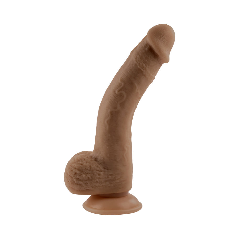 Selopa Natural Feel 7" Flexskin Dildo - Dark