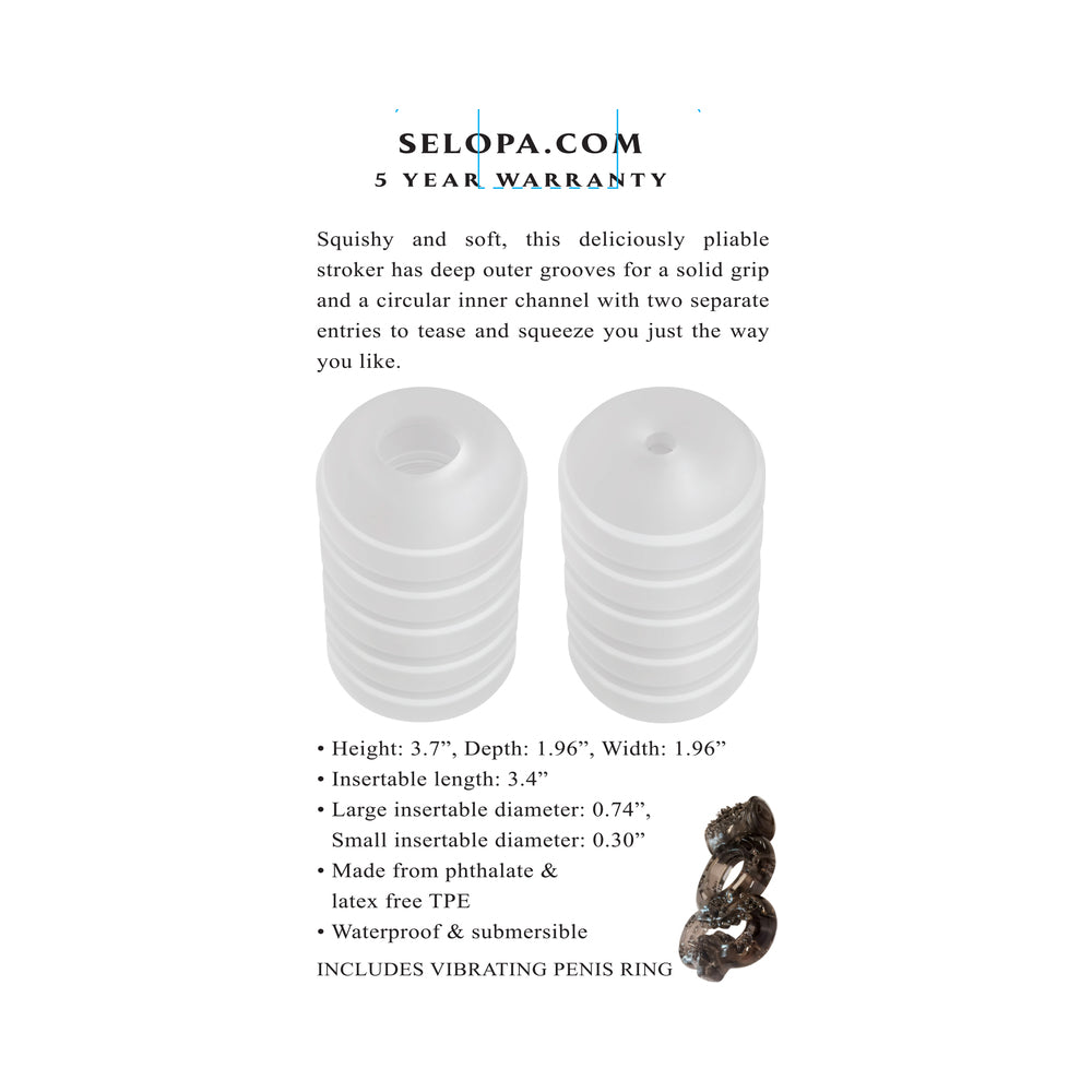 Selopa Ring Me Up Squishy & Soft Stroker - Clear