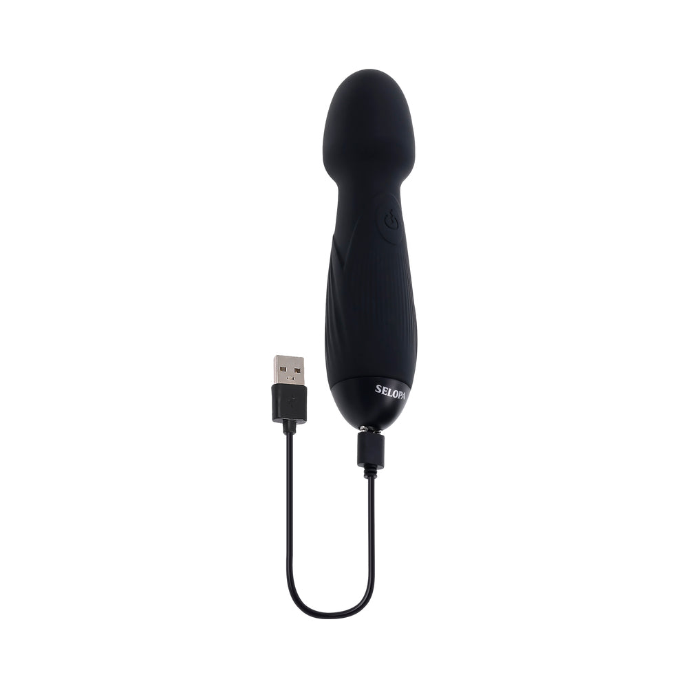Selopa Power Trip Wand Vibrator - Black