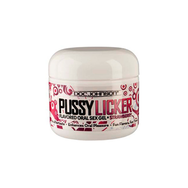 Pussy Licker Oral Sex Gel-Strawberry 2oz (Jar)