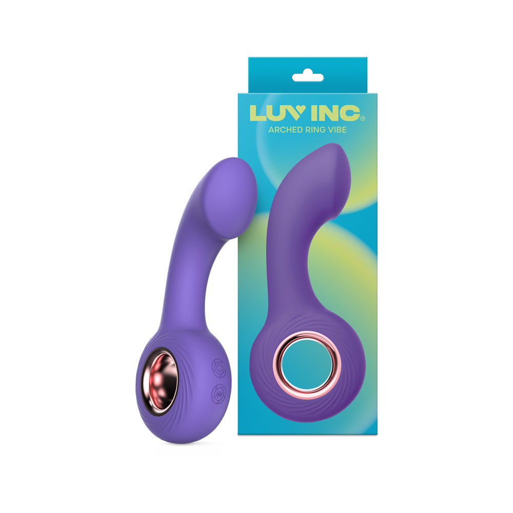 Luv Inc. Arched Ring Vibrator - Purple