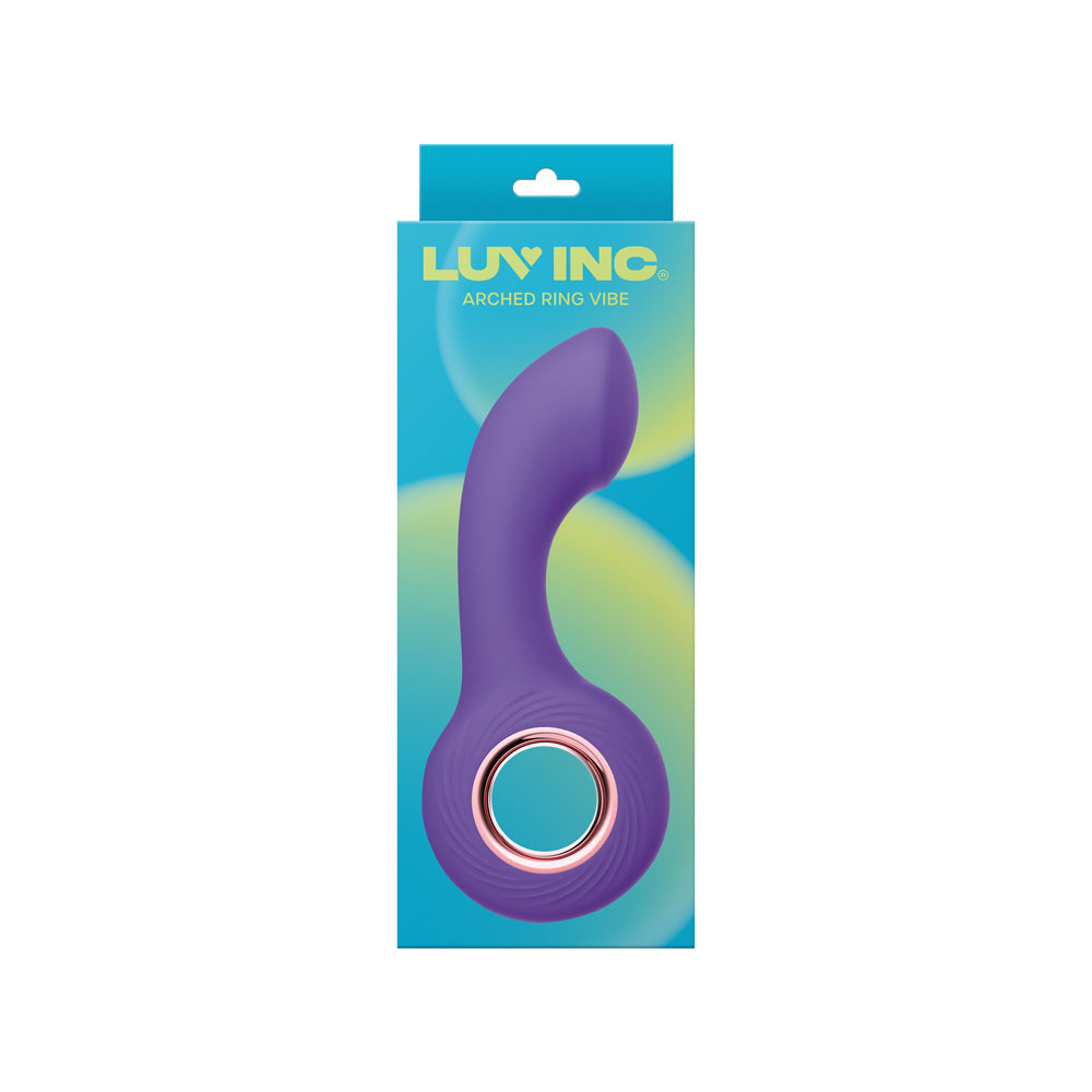 Luv Inc. Arched Ring Vibrator - Purple