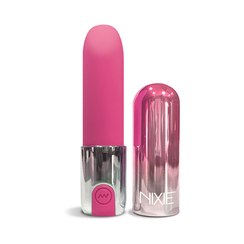 Nixie Smooch Rechargeable Lipstick Vibrator - Pink Ombre