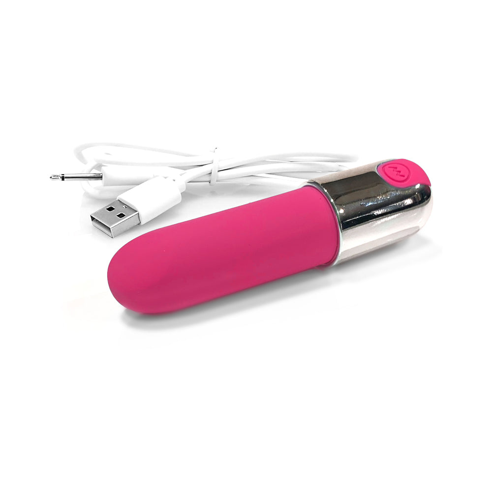 Nixie Smooch Rechargeable Lipstick Vibrator - Pink Ombre