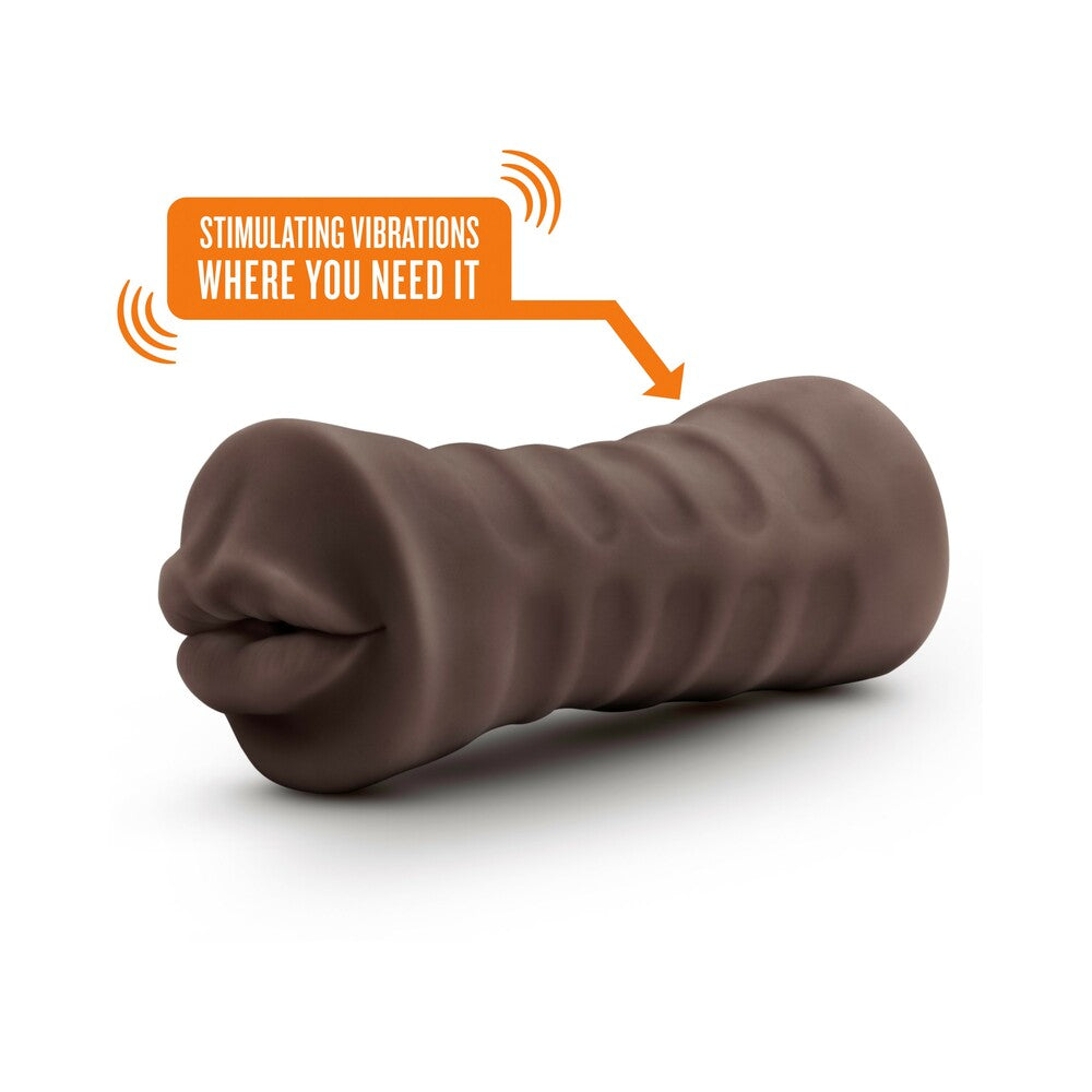 EnLust Vibrating Stroker Krystal-Brown