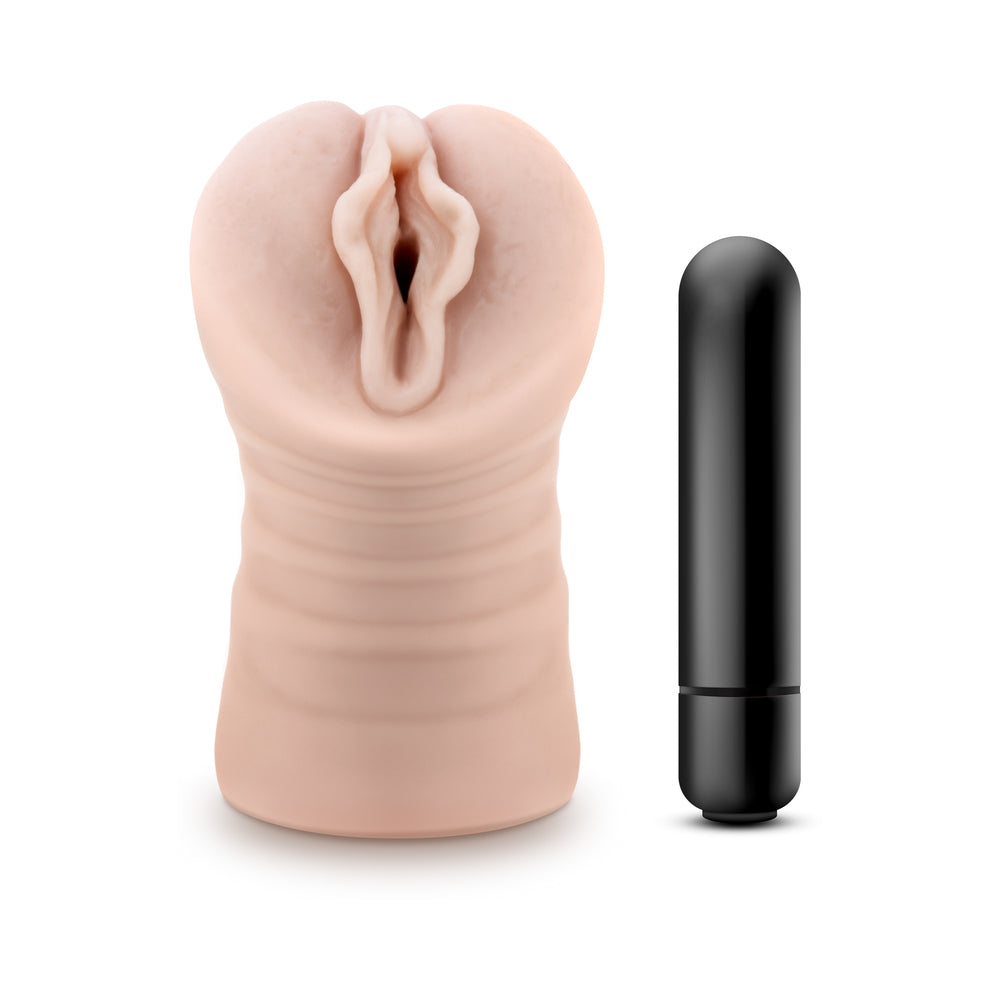 EnLust Vibrating Stroker Destini-Beige