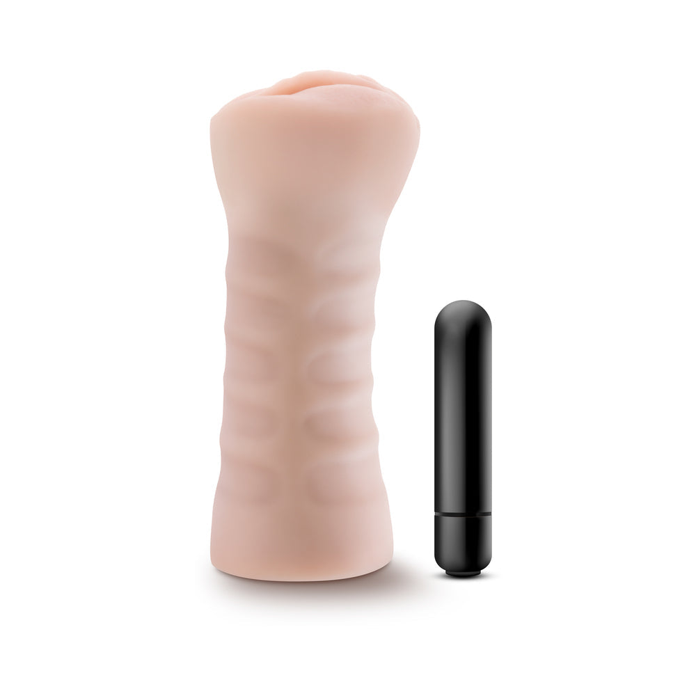 EnLust Vibrating Stroker Destini-Beige