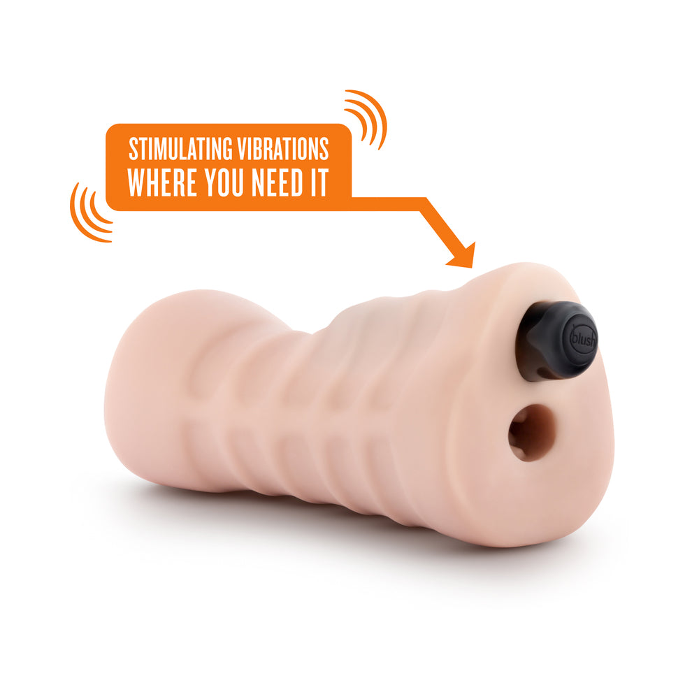 EnLust Vibrating Stroker Destini-Beige