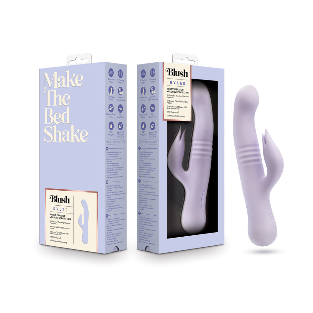 Blush Rylee Rabbit Vibrator - Lavender