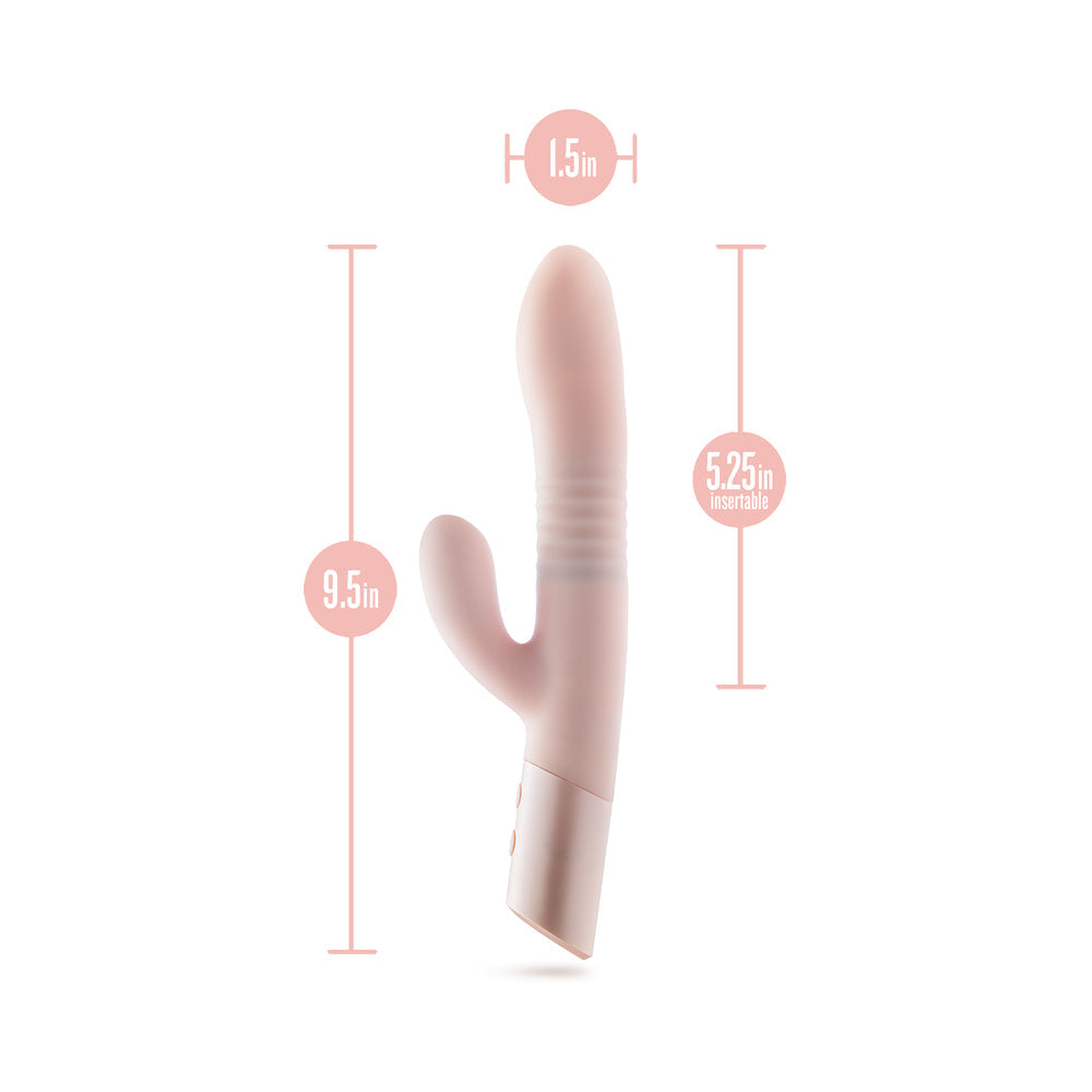 Blush Fraya Rabbit Rechargeable Vibrator - Pink