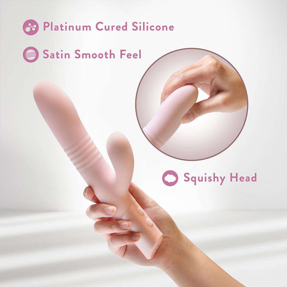 Blush Fraya Rabbit Rechargeable Vibrator - Pink