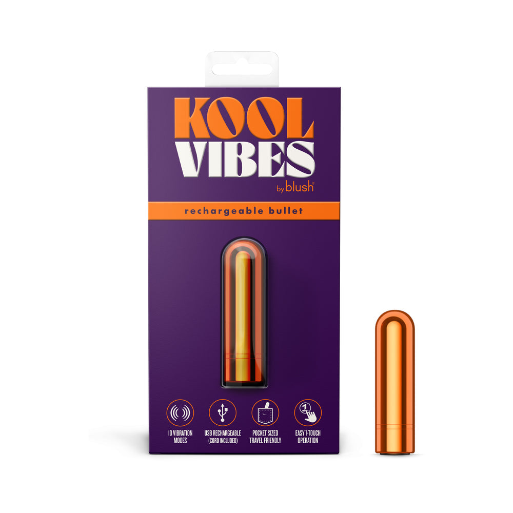 Blush Kool Vibes Mini Rechargeable Bullet - Tangerine