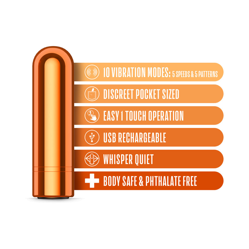 Blush Kool Vibes Mini Rechargeable Bullet - Tangerine