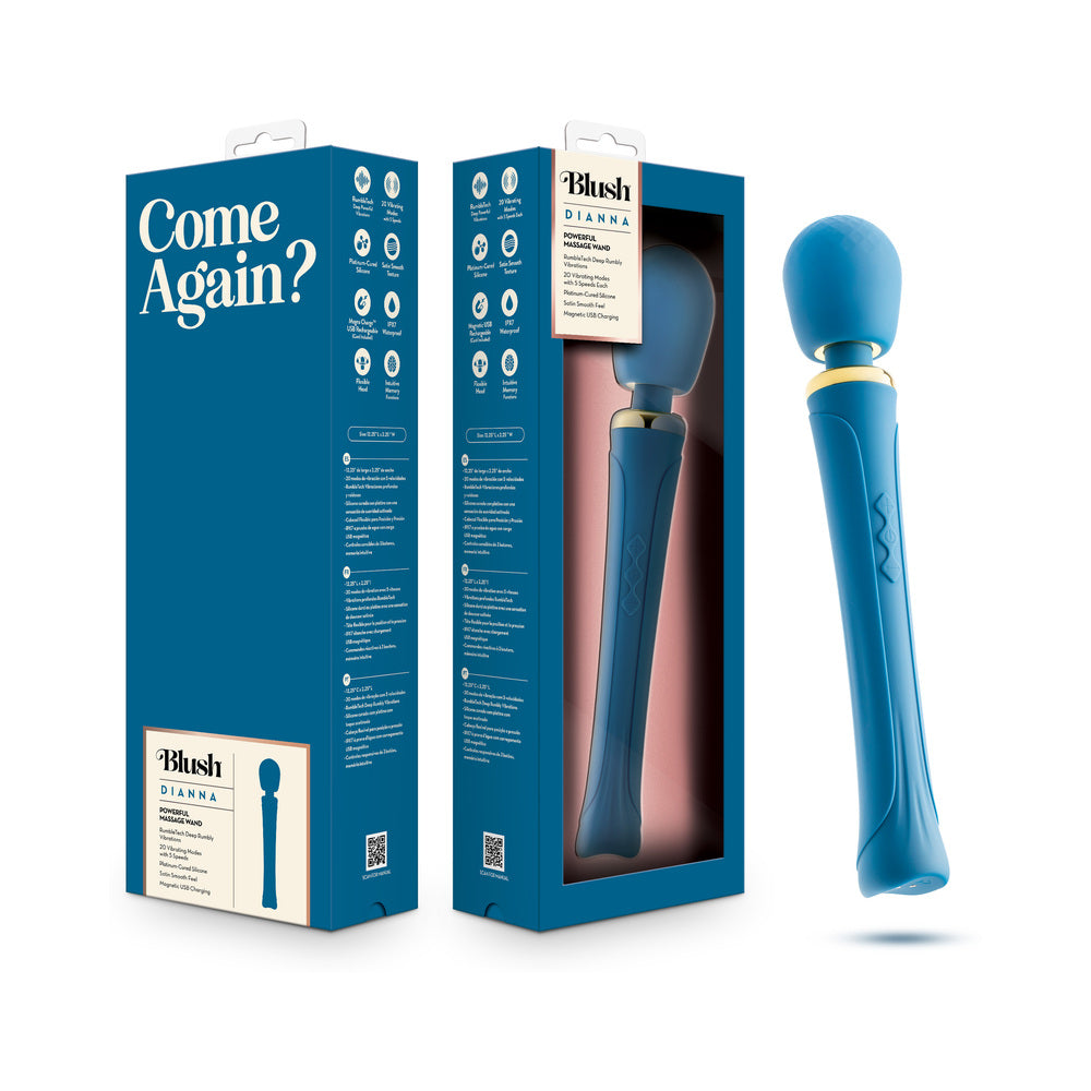 Blush Dianna Wand Massager - Teal