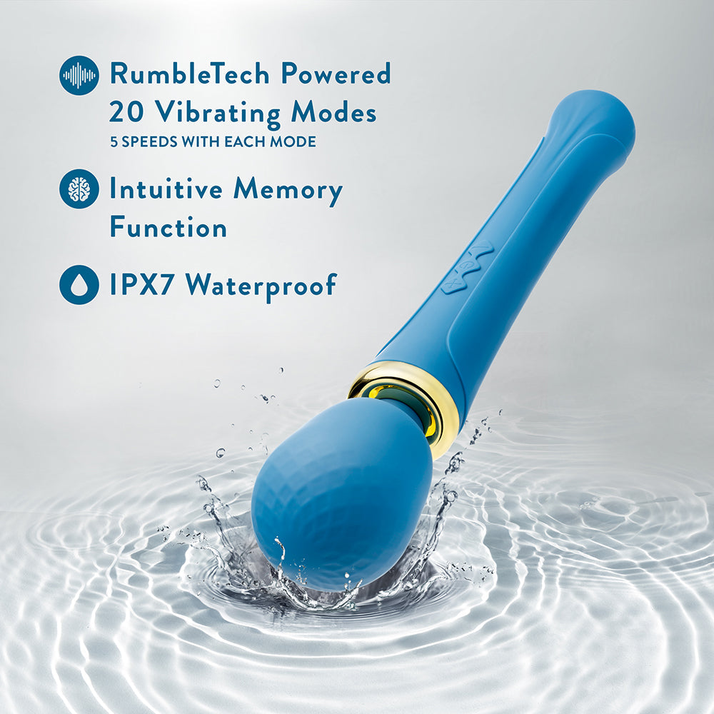 Blush Dianna Wand Massager - Teal