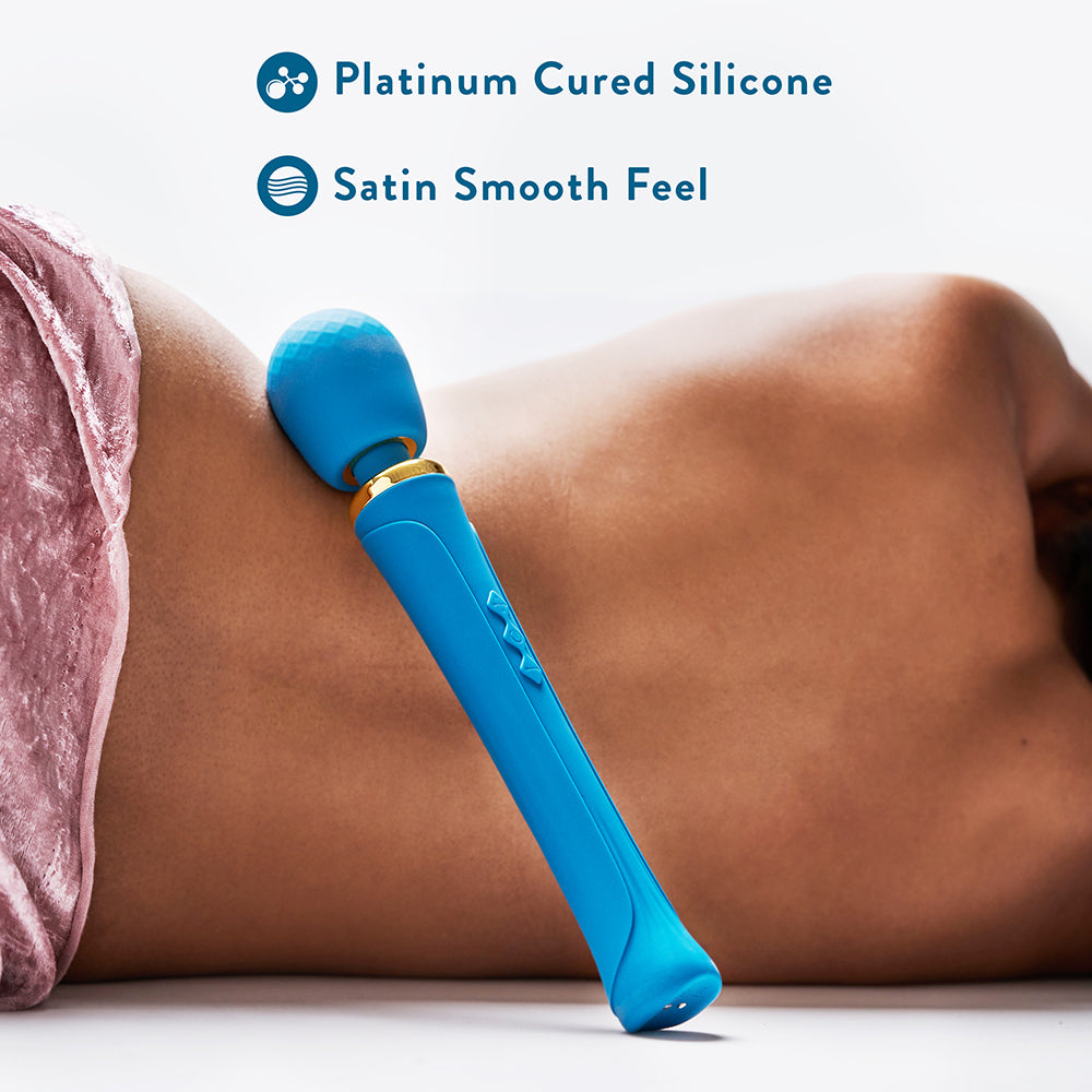 Blush Dianna Wand Massager - Teal