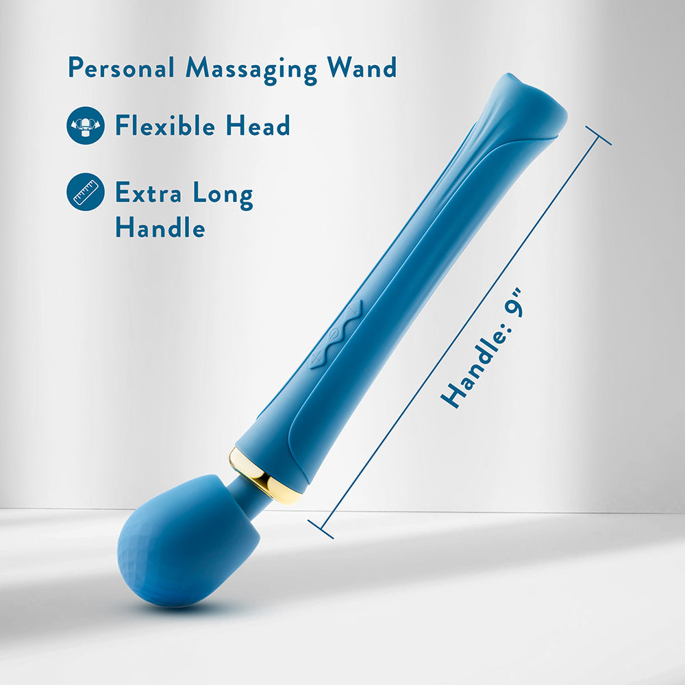 Blush Dianna Wand Massager - Teal