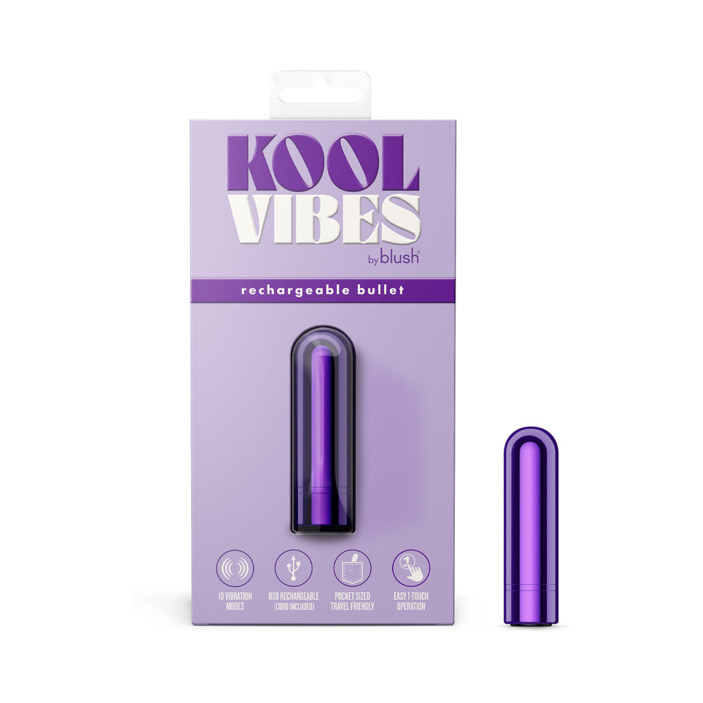 Blush Kool Vibes Mini Rechargeable Bullet - Grape
