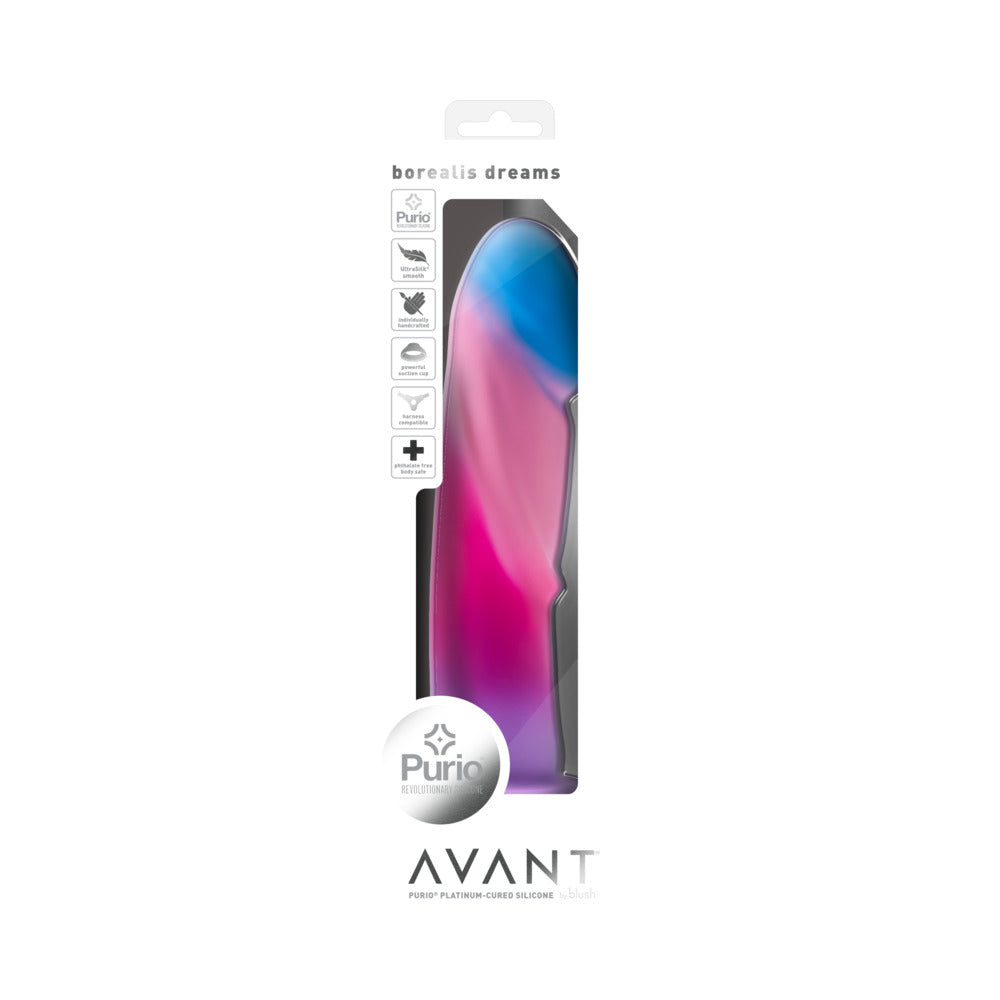 Blush Avant Borealis Dreams Silicone Dildo - Cotton Candy