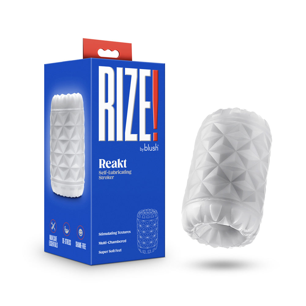 Blush Rize Self Lubricating Stroker - Reakt